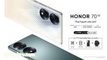 HONOR تكشف عن الهاتف الأيقوني HONOR 70 5G، مع نمط الـSolo Cut لتصوير الـVlog الأول في القطاع